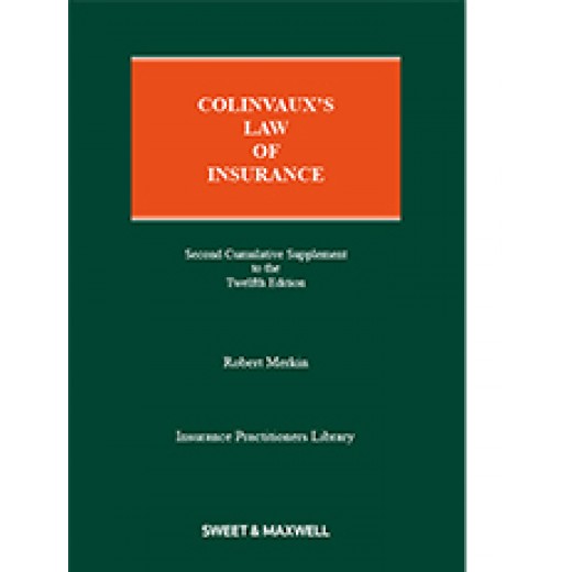 Colinvaux's Law of Insurance 12th ed: 2nd Supplement